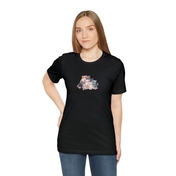 Cute Kittens - Kitten Print - Unisex Jersey Short Sleeve Tee - Image 66