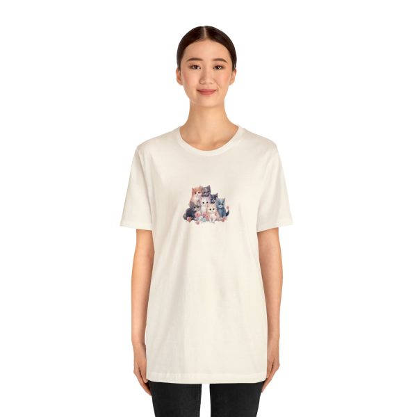 Cute Kittens - Kitten Print - Unisex Jersey Short Sleeve Tee - Image 76