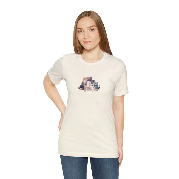 Cute Kittens - Kitten Print - Unisex Jersey Short Sleeve Tee - Image 78