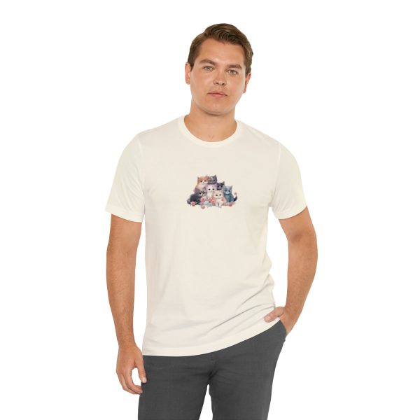 Cute Kittens - Kitten Print - Unisex Jersey Short Sleeve Tee - Image 79