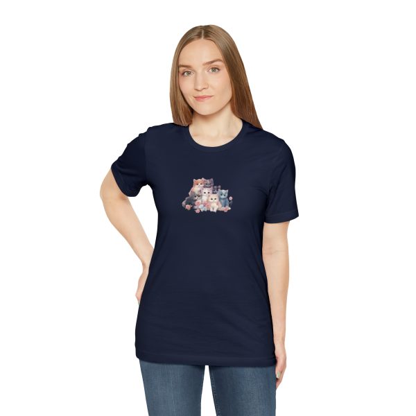 Cute Kittens - Kitten Print - Unisex Jersey Short Sleeve Tee - Image 126