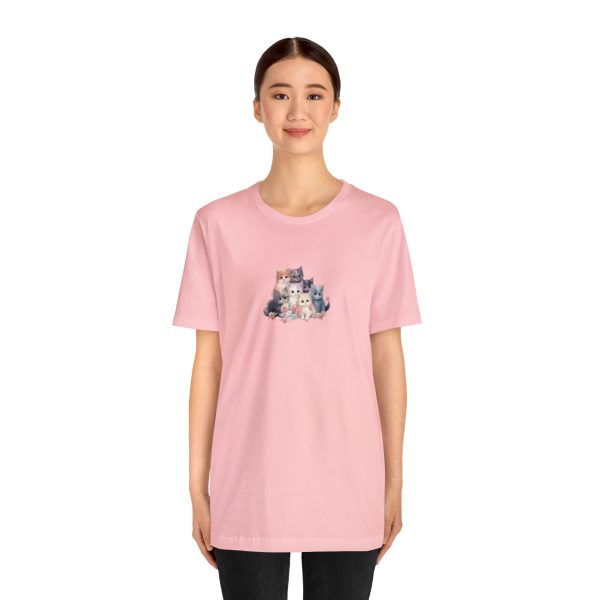 Cute Kittens - Kitten Print - Unisex Jersey Short Sleeve Tee - Image 4