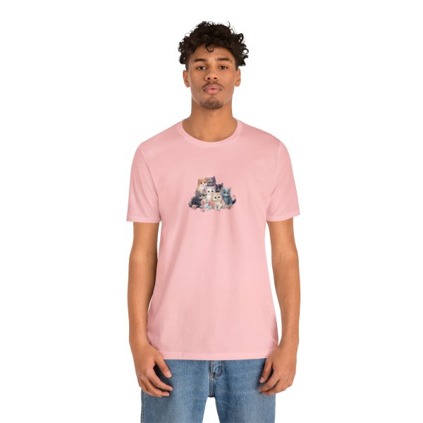 Cute Kittens - Kitten Print - Unisex Jersey Short Sleeve Tee - Image 5