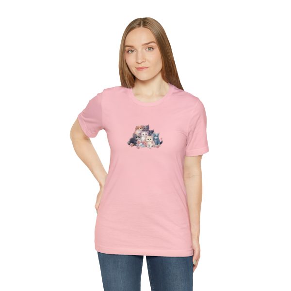 Cute Kittens - Kitten Print - Unisex Jersey Short Sleeve Tee - Image 6