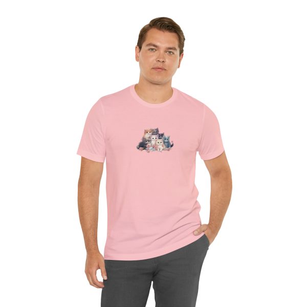 Cute Kittens - Kitten Print - Unisex Jersey Short Sleeve Tee - Image 7