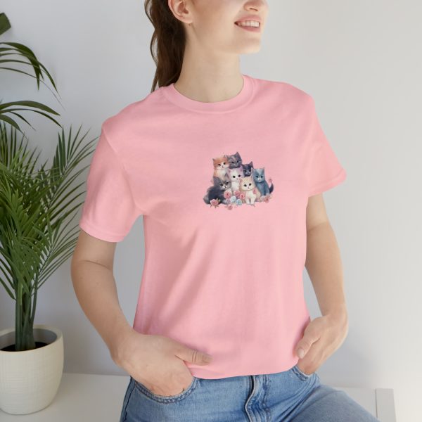 Cute Kittens - Kitten Print - Unisex Jersey Short Sleeve Tee - Image 10