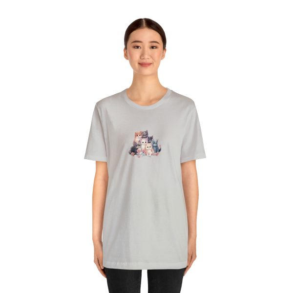 Cute Kittens - Kitten Print - Unisex Jersey Short Sleeve Tee - Image 88