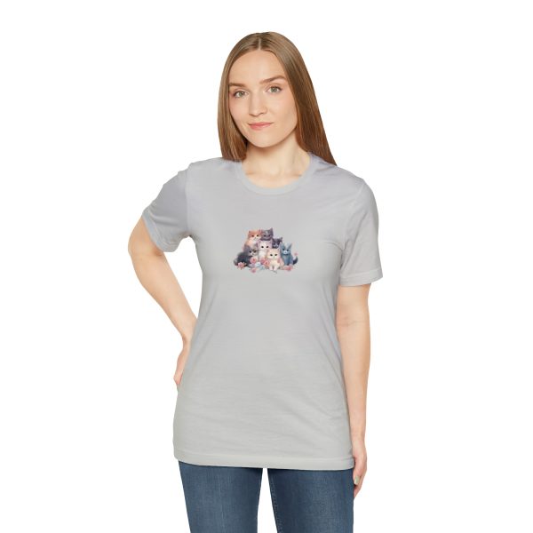 Cute Kittens - Kitten Print - Unisex Jersey Short Sleeve Tee - Image 90