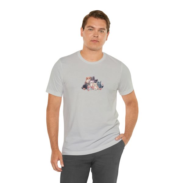 Cute Kittens - Kitten Print - Unisex Jersey Short Sleeve Tee - Image 91