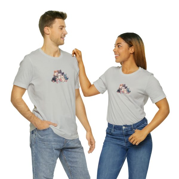 Cute Kittens - Kitten Print - Unisex Jersey Short Sleeve Tee - Image 85