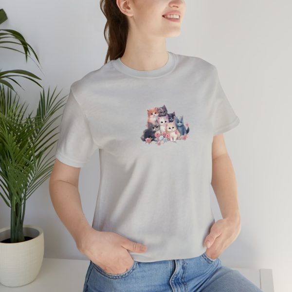 Cute Kittens - Kitten Print - Unisex Jersey Short Sleeve Tee - Image 94