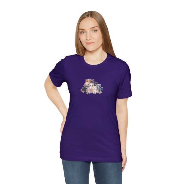 Cute Kittens - Kitten Print - Unisex Jersey Short Sleeve Tee - Image 138