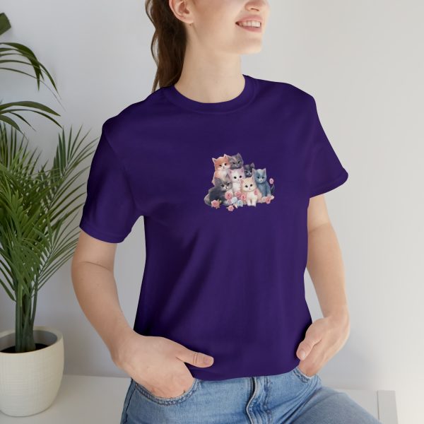 Cute Kittens - Kitten Print - Unisex Jersey Short Sleeve Tee - Image 142