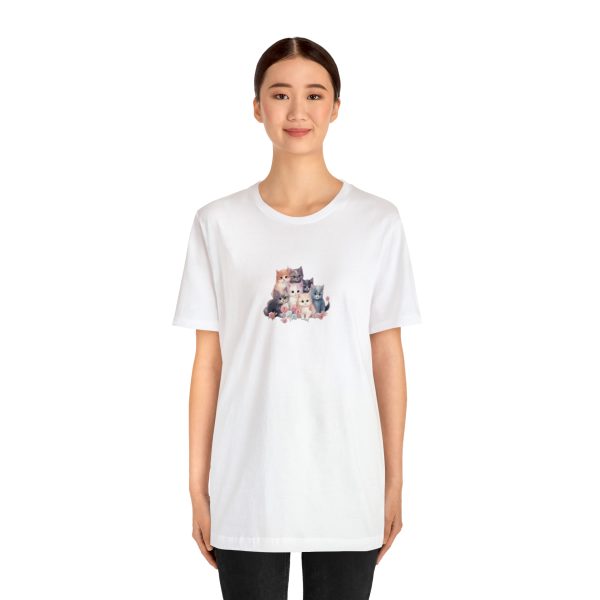 Cute Kittens - Kitten Print - Unisex Jersey Short Sleeve Tee - Image 16