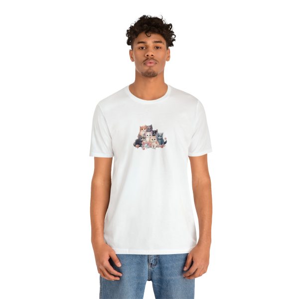 Cute Kittens - Kitten Print - Unisex Jersey Short Sleeve Tee - Image 17