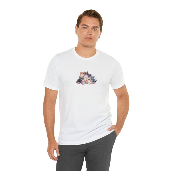 Cute Kittens - Kitten Print - Unisex Jersey Short Sleeve Tee - Image 19