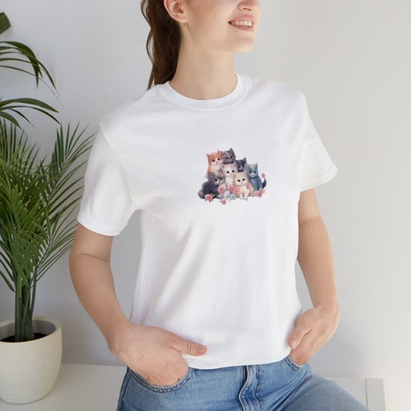 Cute Kittens - Kitten Print - Unisex Jersey Short Sleeve Tee - Image 22