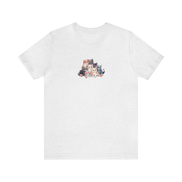 Cute Kittens - Kitten Print - Unisex Jersey Short Sleeve Tee - Image 26