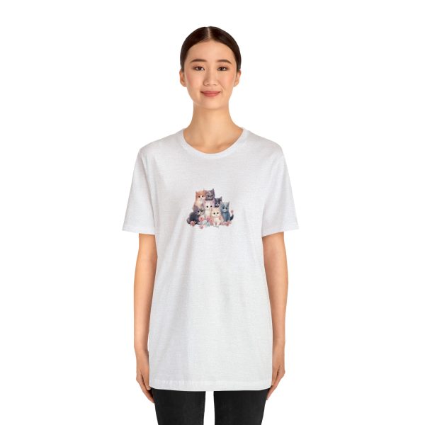 Cute Kittens - Kitten Print - Unisex Jersey Short Sleeve Tee - Image 28