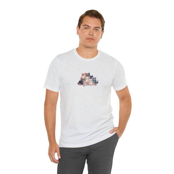 Cute Kittens - Kitten Print - Unisex Jersey Short Sleeve Tee - Image 31