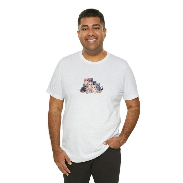 Cute Kittens - Kitten Print - Unisex Jersey Short Sleeve Tee - Image 33