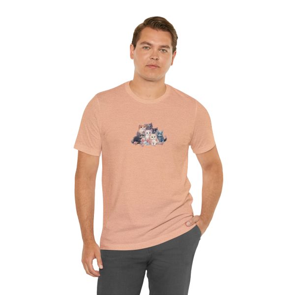 Cute Kittens - Kitten Print - Unisex Jersey Short Sleeve Tee - Image 103