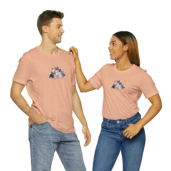 Cute Kittens - Kitten Print - Unisex Jersey Short Sleeve Tee - Image 97