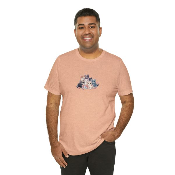 Cute Kittens - Kitten Print - Unisex Jersey Short Sleeve Tee - Image 105