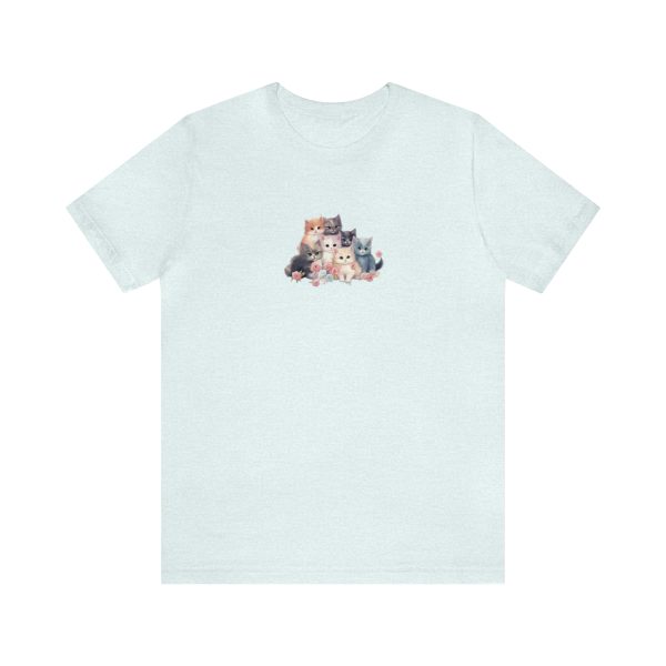 Cute Kittens - Kitten Print - Unisex Jersey Short Sleeve Tee - Image 110