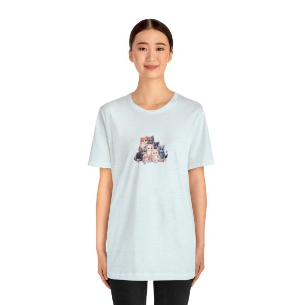 Cute Kittens - Kitten Print - Unisex Jersey Short Sleeve Tee - Image 112