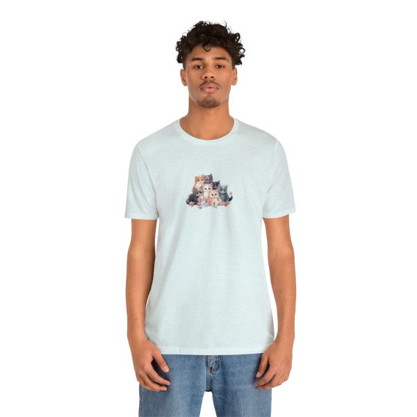 Cute Kittens - Kitten Print - Unisex Jersey Short Sleeve Tee - Image 113