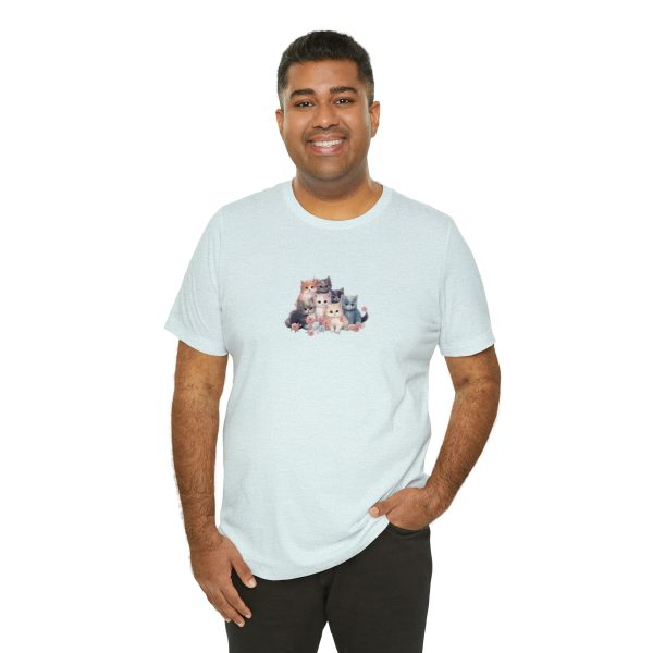 Cute Kittens - Kitten Print - Unisex Jersey Short Sleeve Tee - Image 117