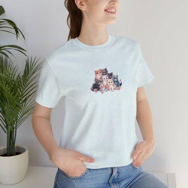 Cute Kittens - Kitten Print - Unisex Jersey Short Sleeve Tee - Image 118