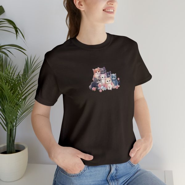 Cute Kittens - Kitten Print - Unisex Jersey Short Sleeve Tee - Image 58