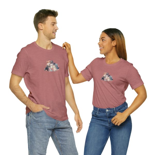 Cute Kittens - Kitten Print - Unisex Jersey Short Sleeve Tee - Image 37