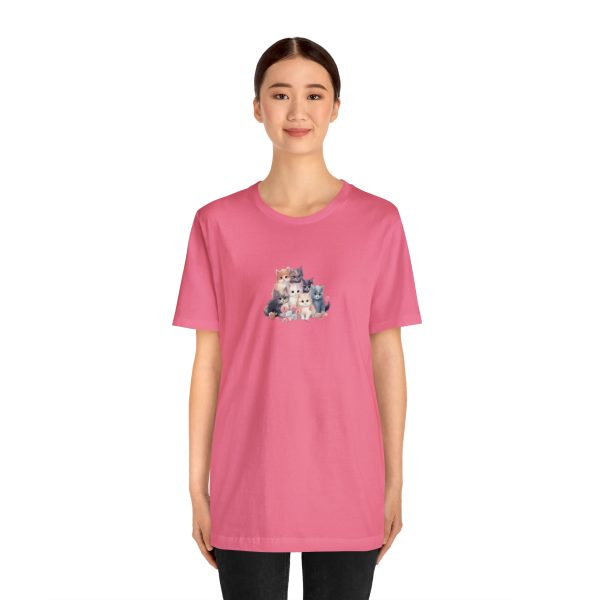 Cute Kittens - Kitten Print - Unisex Jersey Short Sleeve Tee - Image 148