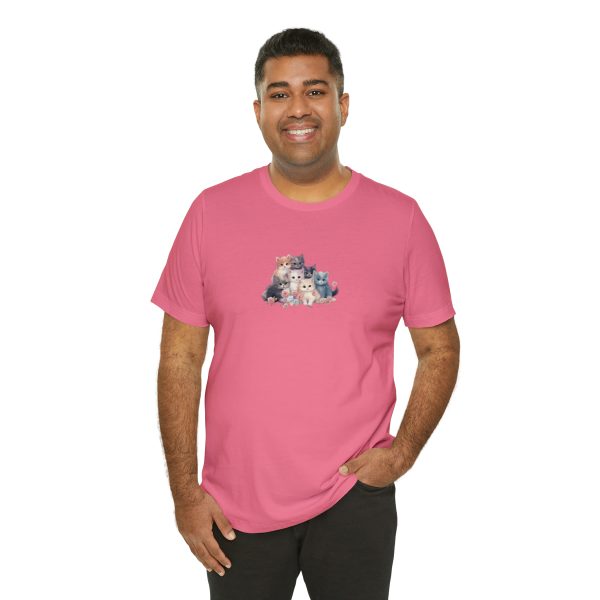 Cute Kittens - Kitten Print - Unisex Jersey Short Sleeve Tee - Image 153