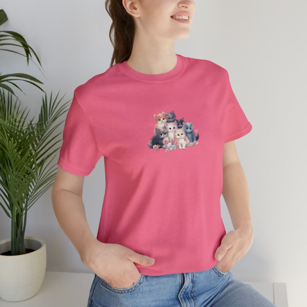 Cute Kittens - Kitten Print - Unisex Jersey Short Sleeve Tee - Image 154