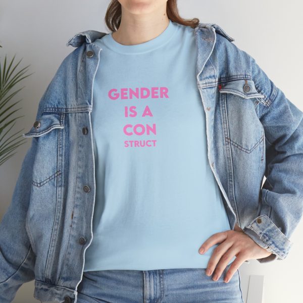 Gender is a CONstruct - Non-binary - Genderfluid - Trans t-shirt - LGBTQ shirt - GENDER TShirt - Image 45