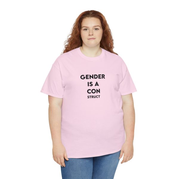 Gender is a CONstruct - Non-binary - Genderfluid - Trans t-shirt - LGBTQ shirt - GENDER TShirt - Image 79