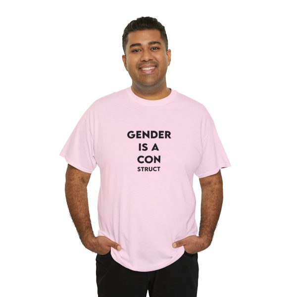 Gender is a CONstruct - Non-binary - Genderfluid - Trans t-shirt - LGBTQ shirt - GENDER TShirt - Image 80