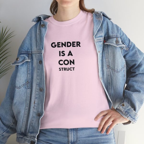 Gender is a CONstruct - Non-binary - Genderfluid - Trans t-shirt - LGBTQ shirt - GENDER TShirt - Image 81