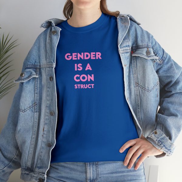 Gender is a CONstruct - Non-binary - Genderfluid - Trans t-shirt - LGBTQ shirt - GENDER TShirt - Image 57