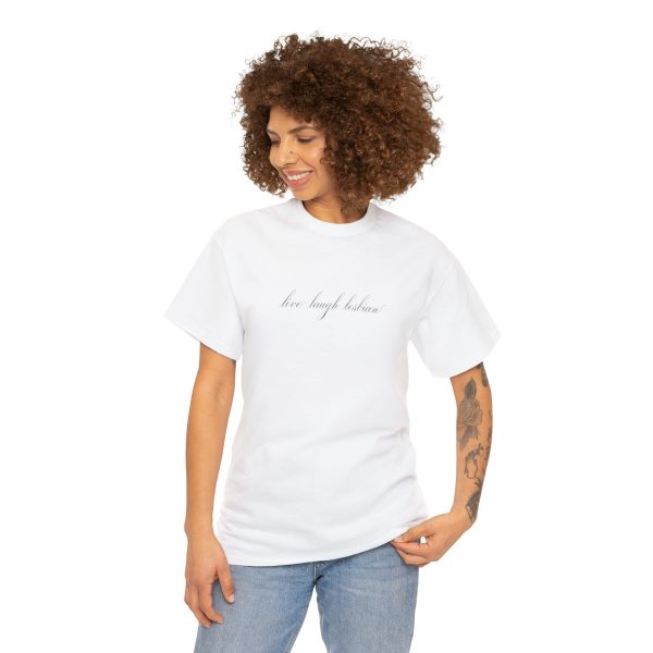 live laugh lesbian - Unisex Heavy Cotton Tee - LGBTQ - Image 15