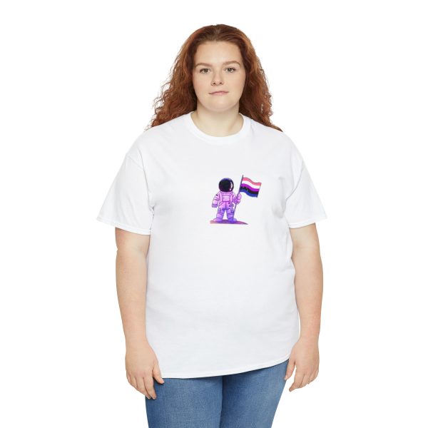 Genderfluid Flag Astronaut - Genderfluid t-shirt - LGBTQ shirt - GENDER TShirt - Image 4