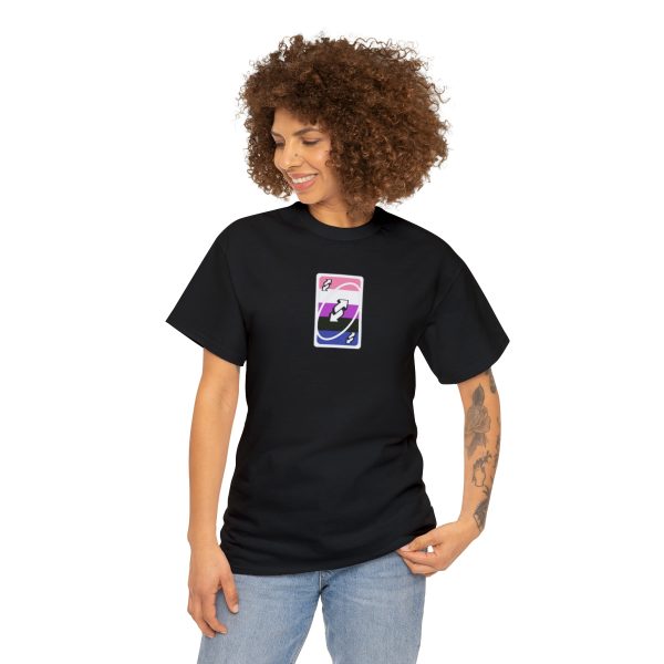 Genderfluid Flag UNO Reverse - Non-binary - Genderfluid - Trans t-shirt - LGBTQ shirt - GENDER TShirt - Image 3