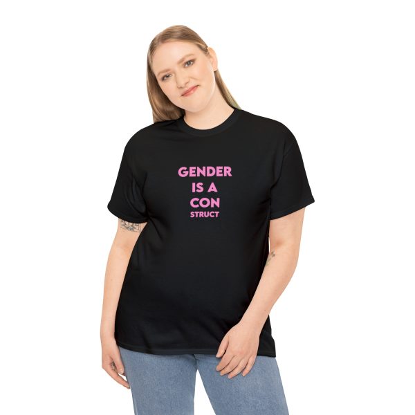 Gender is a CONstruct - Non-binary - Genderfluid - Trans t-shirt - LGBTQ shirt - GENDER TShirt - Image 4