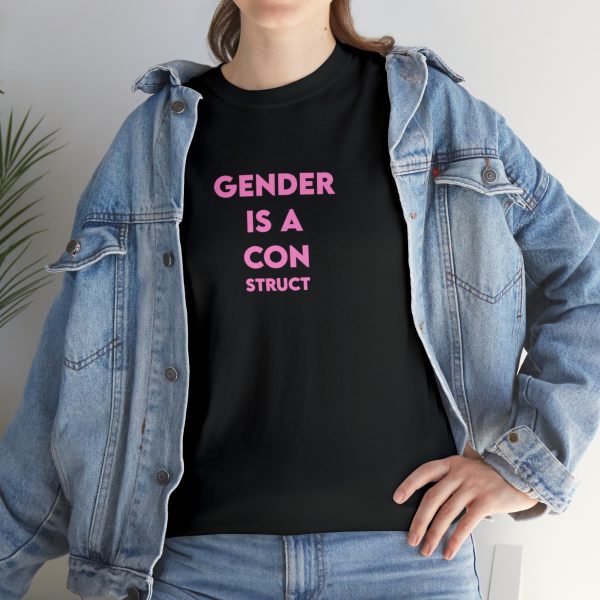 Gender is a CONstruct - Non-binary - Genderfluid - Trans t-shirt - LGBTQ shirt - GENDER TShirt - Image 9