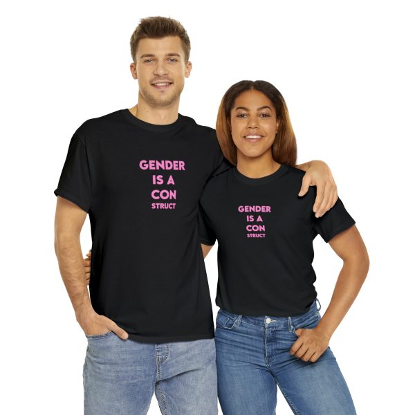 Gender is a CONstruct - Non-binary - Genderfluid - Trans t-shirt - LGBTQ shirt - GENDER TShirt - Image 10