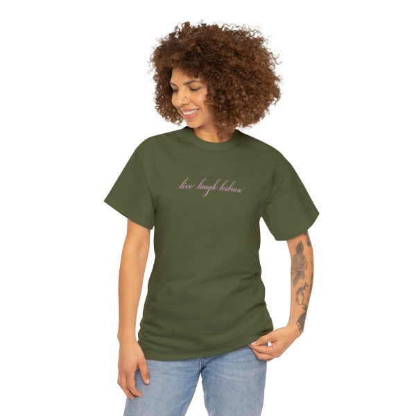 live laugh lesbian - Unisex Heavy Cotton Tee - LGBTQ - Image 27